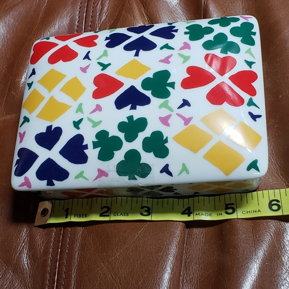 Horchow ceramic lidded box - Picture 2 of 6